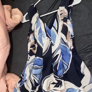 Vince Camino Scuba Floral Fit and Flare dress